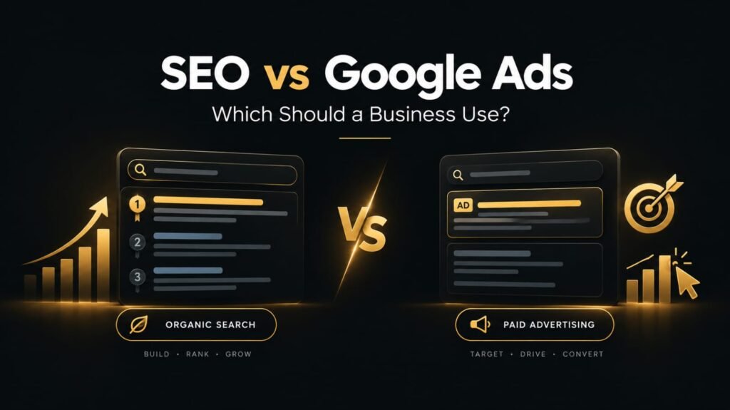 SEO vs Google Ads: Which Should a Business Use?